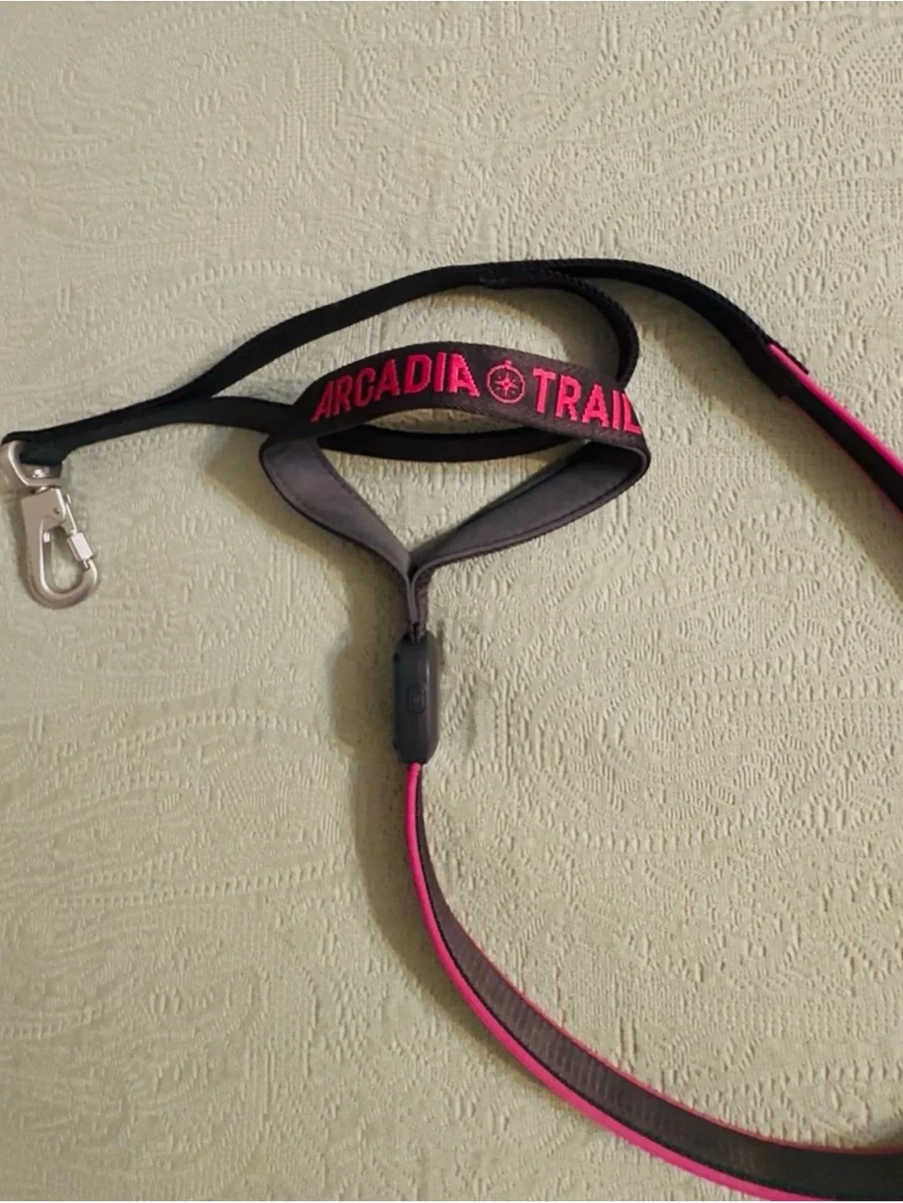 Arcadia Trail light up LED dog leash, rechargeable 3 modes, like new.